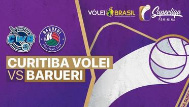 Full Match | Curitiba Volei vs Barueri Volleyball Club | Brazilian Women's Volleyball League