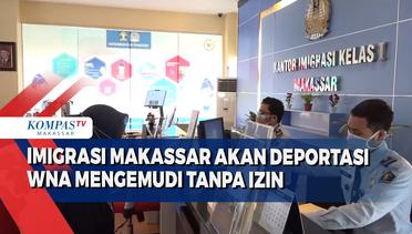 Imigrasi Makassar Akan Deportasi WNA Mengemudi Tanpa Izin