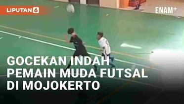 Viral Aksi Pemain Muda Futsal Pamer Skill Individu Bikin Seisi GOR di Mojokerto Bergemuruh