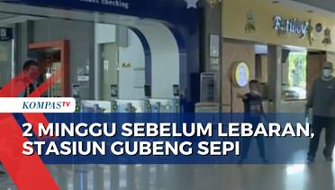 Arus Mudik di Stasiun Gubeng Surabaya Terpantau Sepi, Tak Ada Peningkatan Jumlah Penumpang