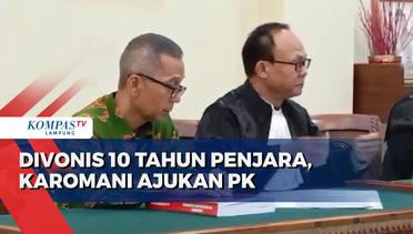 Sidang Perdana PK Terpidana Mantan Rektor Unila Karomani