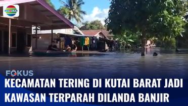Banjir Meluas, Kecamatan Tering di Kutai Barat jadi Kawasan Terparah Dilanda Banjir | Fokus