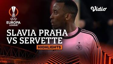 Slavia Praha vs Servette - Highlights | UEFA Europa League 2023/24