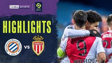Match Highlight | Montpellier 2 vs 3 Monaco | Ligue 1 Uber Eats 2021