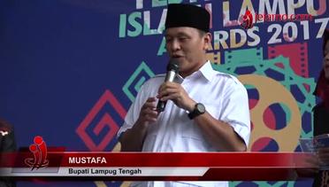 Bupati Mustafa Hadiri Festival Film Islami Lampung Award