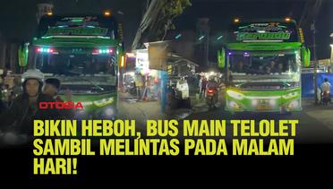 Kegembiraan di Jalan, Klakson Telolet Bus Beri Keseruan di Pemukiman Warga Pada Malam Hari!