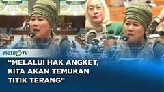 Detik-detik Luluk Nur Hamidah Suarakan Hak Angket di Paripurna DPR