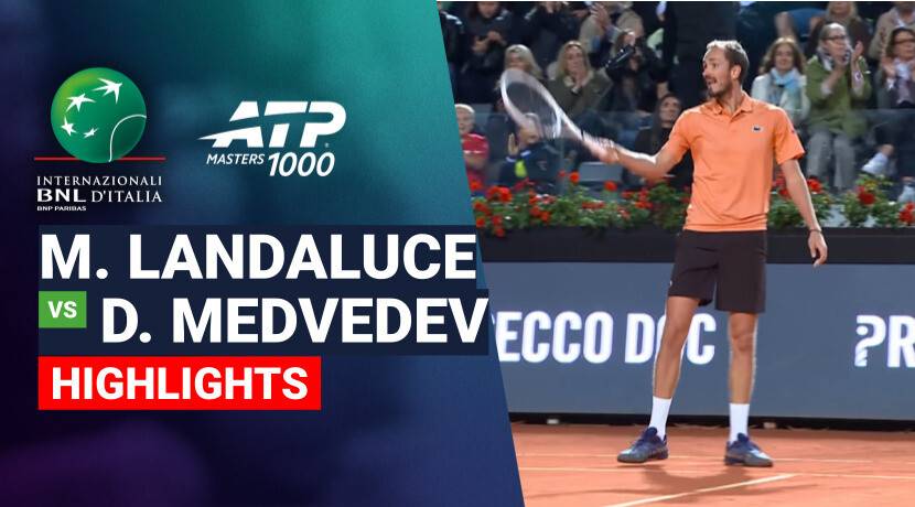 Martin Landaluce vs Daniil Medvedev - Quarterfinals | ATP 1000: Internazionali BNL d'Italia 2026