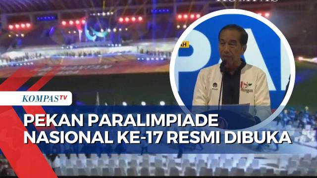 Presiden Jokowi Hadiri Acara Pembukaan Paralimpade Nasional ke-17 di Stadion Manahan Solo