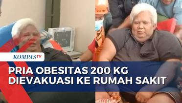 Sumarlan, Pria Obesitas Asal Grobogan Berbobot 200 Kg Dievakuasi ke Rumah Sakit