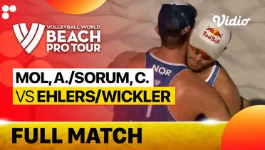 Full Match | Quarter Finals - Center Court: Mol, A./Sorum, C. (NOR) vs Ehlers/Wickler (GER) | Beach Pro Tour Elite16 Ostrava, Czech Republic 2023