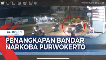 Penangkapan Bandar Narkoba di Purwokerto, Video CCTV Menunjukkan Upaya Kabur