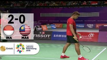 INA v MAS - Badminton Ganda Putra: Fajar/Rian v Ong/Teo | Asian Games 2018