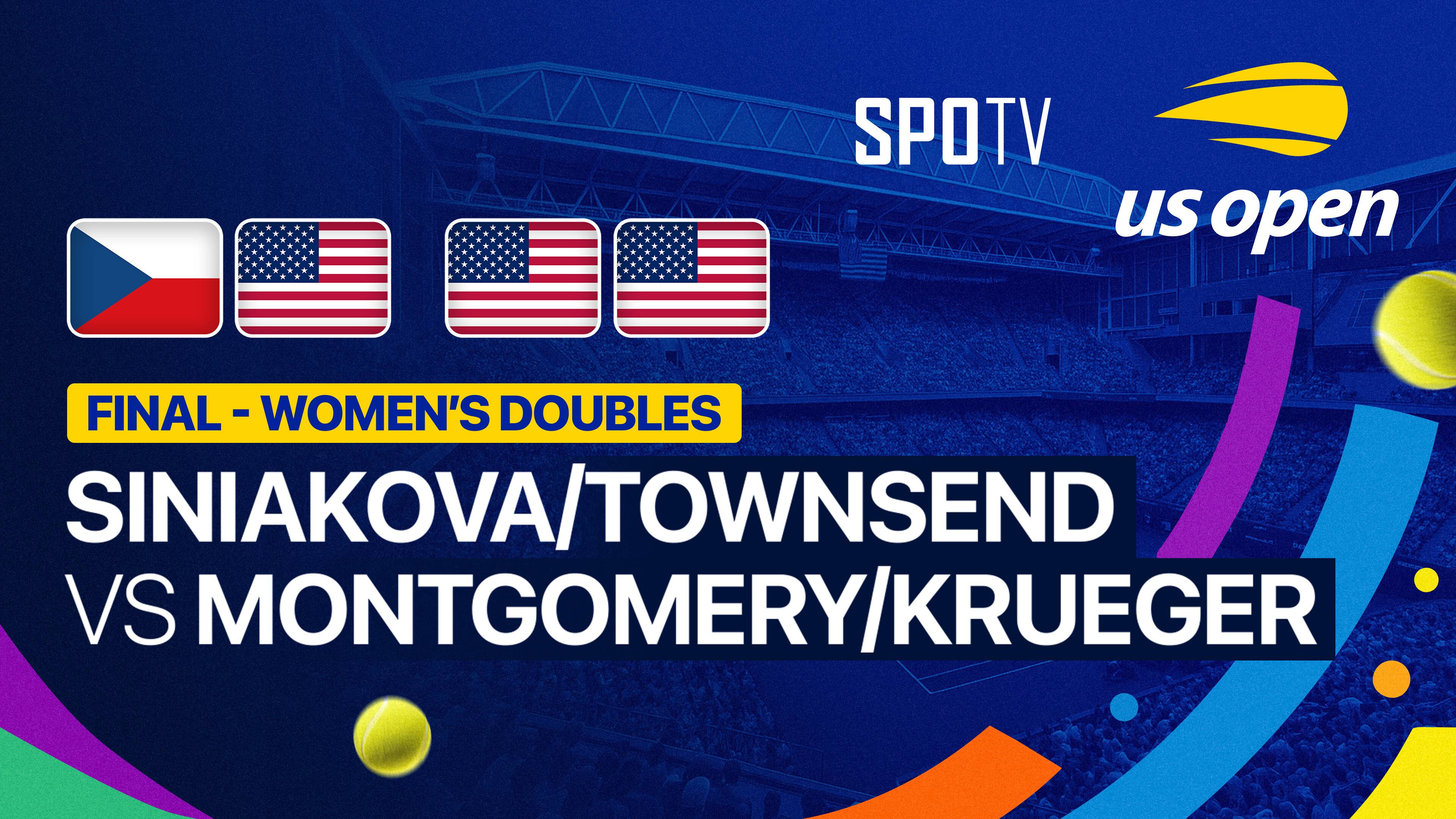 Katerina Siniakova/Taylor Townsend vs Robin Montgomery/Ashlyn Krueger - Women's Doubles Finals | US Open Tennis Championships 2026