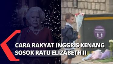 Istana Buckingham Dipenuhi Karangan Bunga dari Rakyat Inggris untuk Ratu Elizabeth II