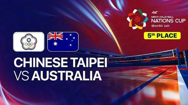 CF 5-8: Chinese Taipei vs Australia - Full Match | AVC Men's Volleyball Nations Cup 2025