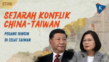 Sejarah Konflik China Taiwan, Perang Dingin di Selat Taiwan