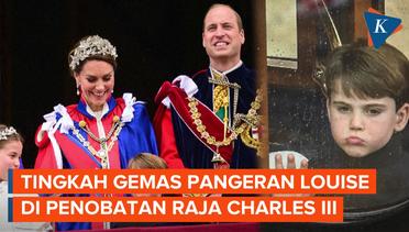 Pangeran Louise Lambaikan Tangan hingga Menguap di Penobatan Raja Charles III