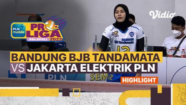 Highlights | Bandung BJB Tandamata vs Jakarta Elektrik PLN | PLN Mobile Proliga Putri 2022