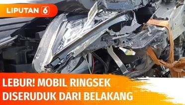 Mobil Sundul Mobil di Tol Ngawi-Kertosono, Dua Orang Alami Luka-luka | Liputan 6