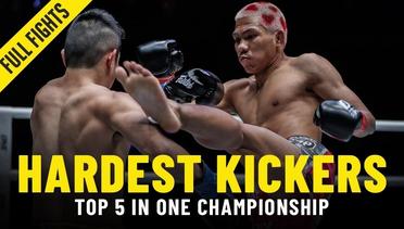 Top 5 Hardest Kickers In ONE Championship - ONE Full Fights