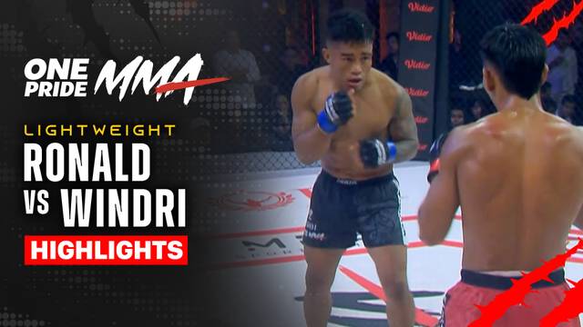 Ronald Siahaan vs Windri Patilima - Highlight | One Pride 89