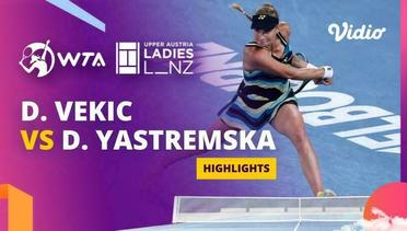 Donna Vekic vs Dayana Yastremska - Highlights | WTA Upper Austria Ladies Linz 2024
