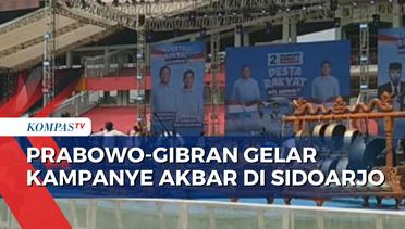 Kampanye Akbar Prabowo-Gibran Bertajuk Pesta Rakyat Digelar di StadionGelora Delta Sidoarjo
