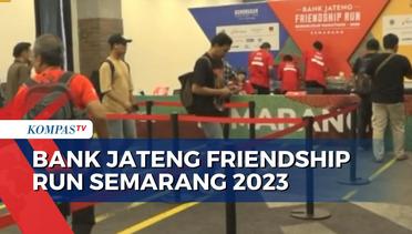 Pengambilan Perlengkapan Lomba Bank Jateng Friendship Run 2023 di Semarang Disambut Antusias Peserta