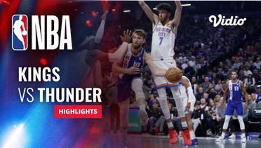 Sacramento Kings vs Oklahoma City Thunder- Highlights | NBA Regular Season 2023/24