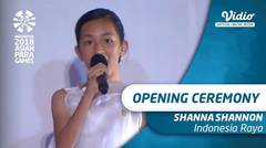 Penyanyi Cilik Nyanyikan Indonesia Raya di Pembukaan Asian Para Games 2018