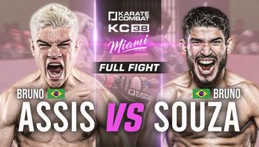 FULL FIGHT: Bruno Assis vs Bruno Souza | Karate Combat 38