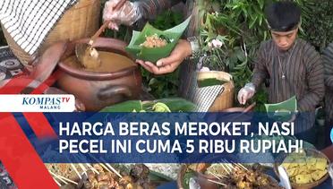Penyelamat Keuangan Kala Beras Mahal, Nasi Pecel di Malang ini Cuma Rp 5 Ribu!