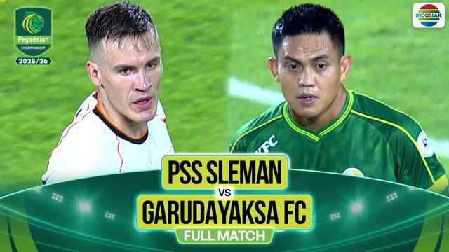 PSS Sleman vs Garudayaksa FC - Full Match | Pegadaian Championship 2025/26