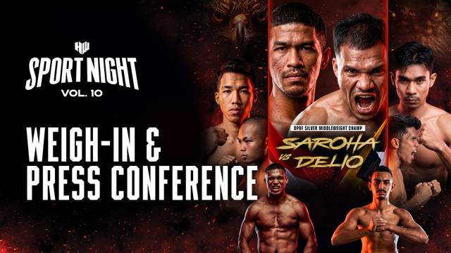 HW Sport Night Bali Vol.10: Weigh-In + Press Conference