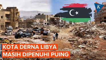 Kondisi Terkini Libya, Masih Dipenuhi Puing Usai Seminggu Tersapu Banjir
