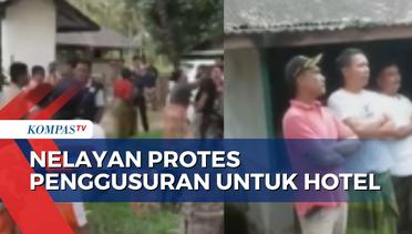 Terancam Digusur dari Pantai Bumbang, Puluhan Nelayan Emosi dan Protes Pembangunan Hotel!
