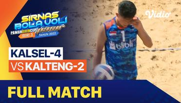 Full Match | Putra: Kalsel-4  vs Kalteng-2 | Sirkuit Voli Pantai Nasional Seri III 2022