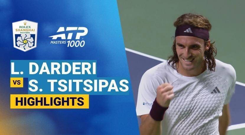 Luciano Darderi vs Stefanos Tsitsipas - Round 2 (Grandstand 2) | ATP 1000: Rolex Shanghai Masters 2026