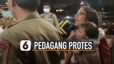 Viral Pedagang Protes Penutupan Warung Imbas PPKM