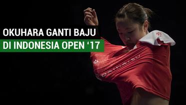 Ritual Ganti Baju Nozomi Okuhara di Indonesia Open 2017