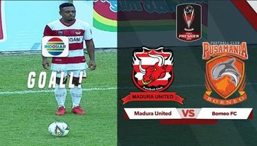Goal Tak Terduga oleh David Laly - Madura United (1) vs Borneo FC (0) | Piala Presiden 2019