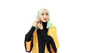 Tutorial Hijab Pashmina Chiffon Drappery Modern