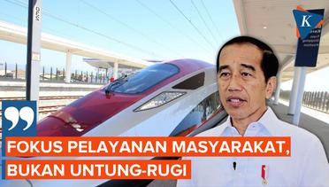 Jokowi Ogah Targetkan Untung Rugi Pada Kereta Cepat Whoosh