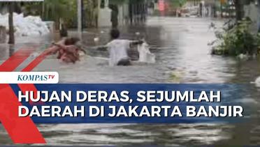 Hujan Deras Guyur Jakarta, Daerah Mampang, Pejaten Hingga Kebon Jeruk Terendam Banjir