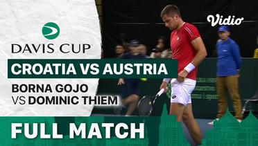 Full Match | Croatia vs Austria - Day 2 | Borna Gojo vs Dominic Thiem | Davis Cup 2023