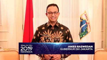 Ada Ucapan Selamat Tahun Baru dari Gubernur DKI Jakarta, Anies Baswedan nih!