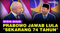 Bisik-Bisik Prabowo Jawab Presiden Brasil Lula soal Usia: Sekarang 74 Tahun