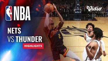 Brooklyn Nets vs Oklahoma City Thunder - Highlights | NBA Regular Season 2023/24