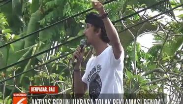 Ratusan Aktivis di Bali Gelar Aksi Unjuk Rasa Tolak Perpres Revitalisasi Teluk Benoa - Liputan 6 Pagi